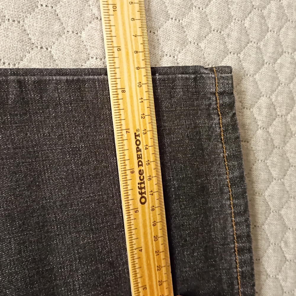 Y2K Men's Jeans 30x30 Relaxed Dark Rinse Straight  Claiborne Essentials NWT - Picture 8 of 8